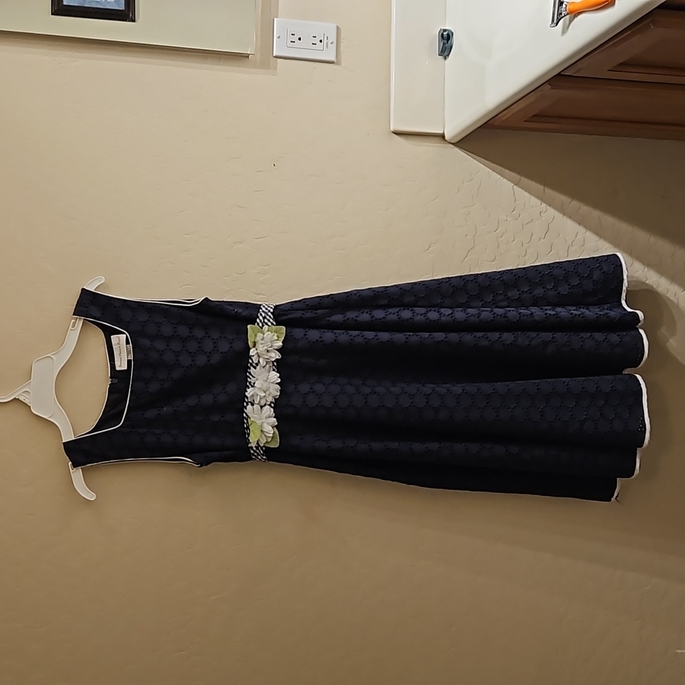 Sweet Heart Rose Navy Blue Dress